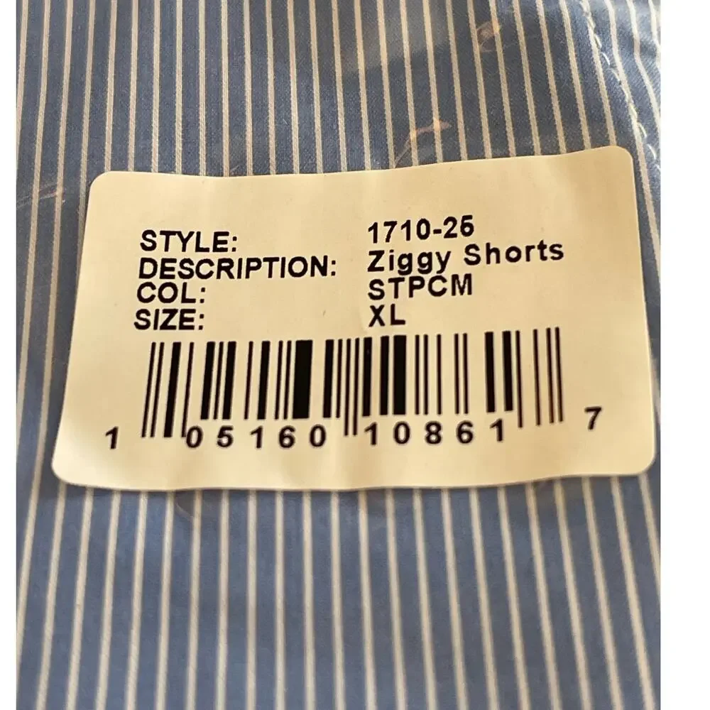 Ser.O.Ya Mens Size XL NEW Ziggy Swim Trunk Shorts in Blue Stripe Combo NWT